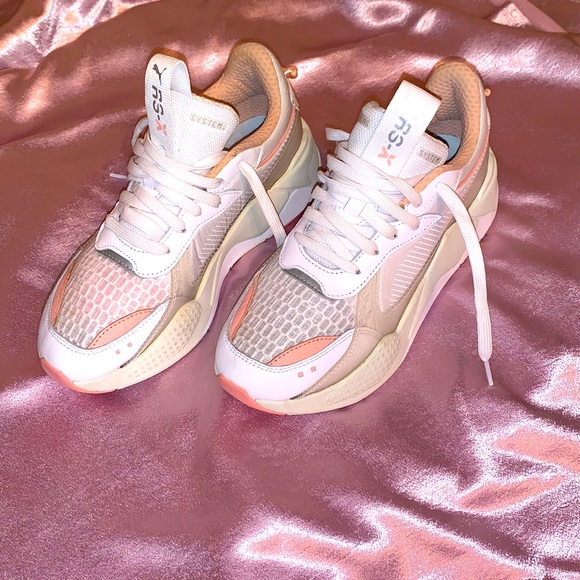 puma rsx white and pink